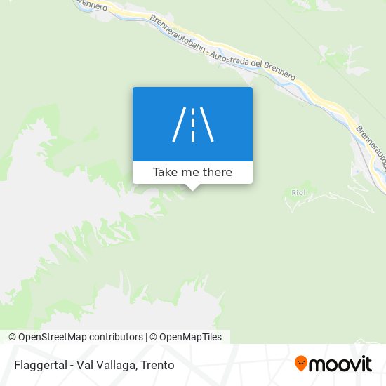 Flaggertal - Val Vallaga map