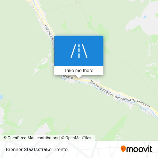 Brenner Staatsstraße map