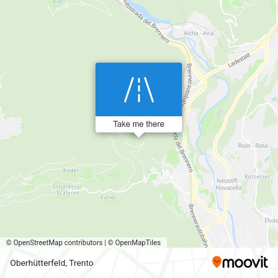 Oberhütterfeld map