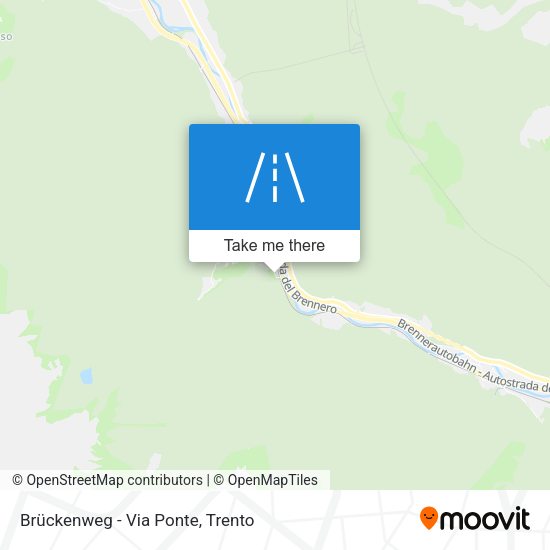 Brückenweg - Via Ponte map