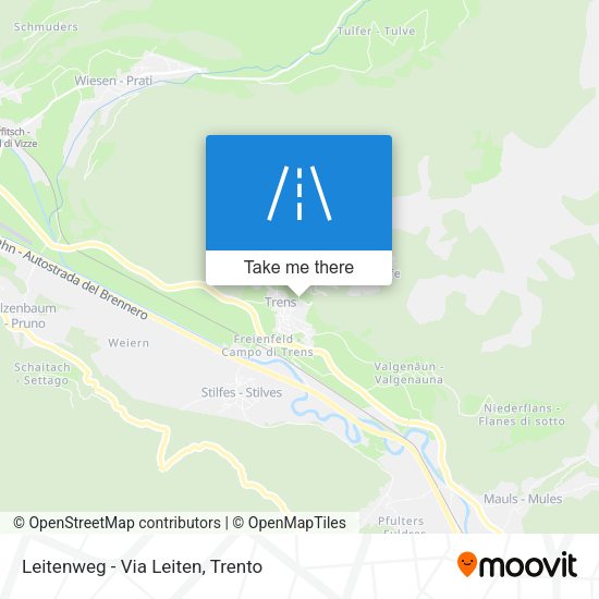 Leitenweg - Via Leiten map