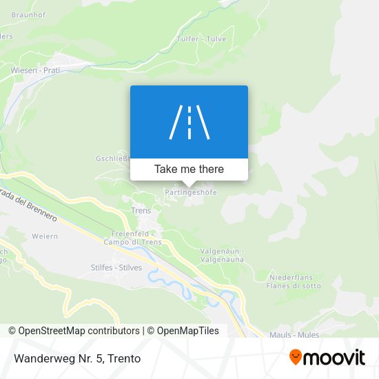 Wanderweg Nr. 5 map