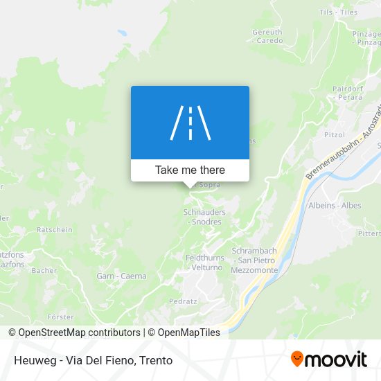 Heuweg - Via Del Fieno map