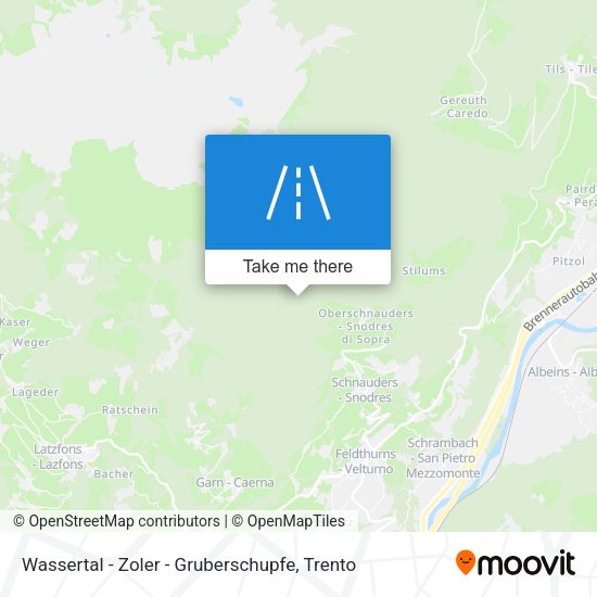 Wassertal - Zoler - Gruberschupfe map