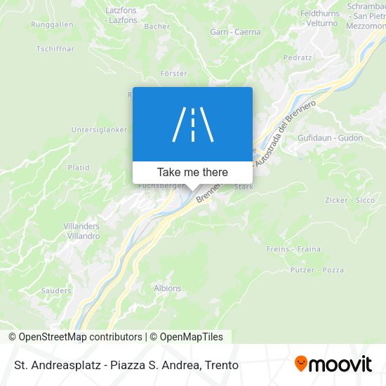 St. Andreasplatz - Piazza S. Andrea map