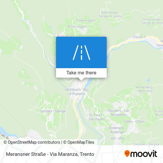 Meransner Straße - Via Maranza map