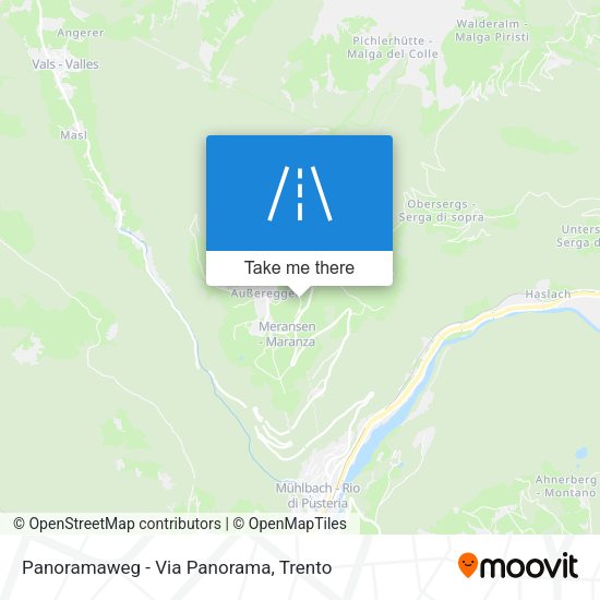 Panoramaweg - Via Panorama map