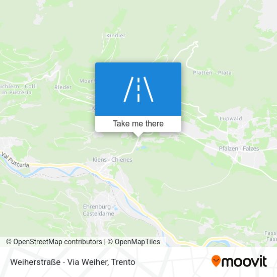 Weiherstraße - Via Weiher map