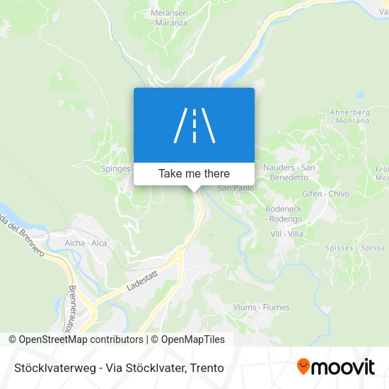 Stöcklvaterweg - Via Stöcklvater map
