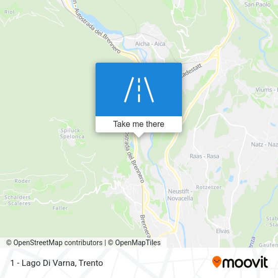 1 - Lago Di Varna map