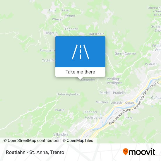 Roatlahn - St. Anna map