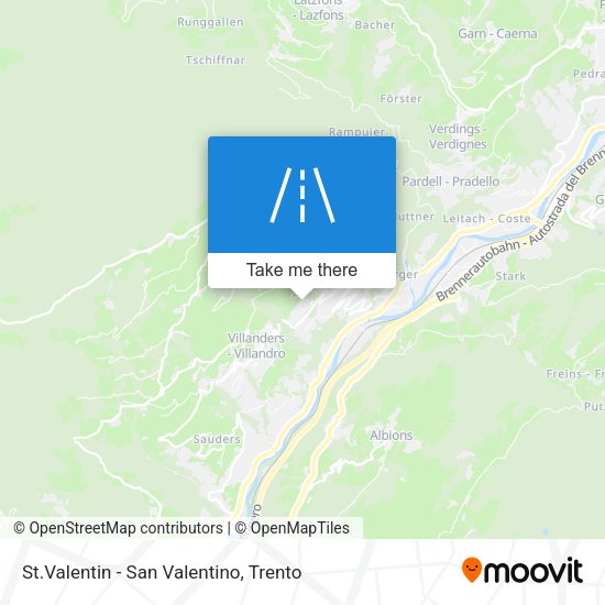 St.Valentin - San Valentino map