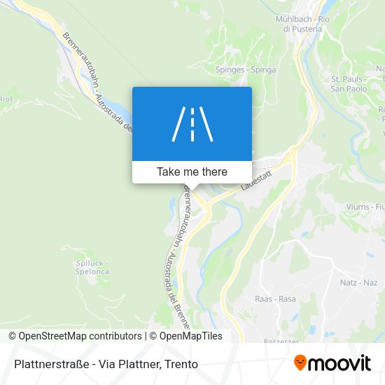 Plattnerstraße - Via Plattner map