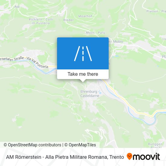 AM Römerstein - Alla Pietra Militare Romana map