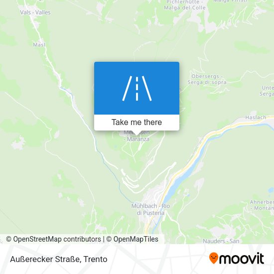 Außerecker Straße map