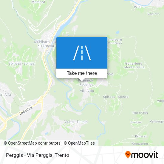 Perggis - Via Perggis map