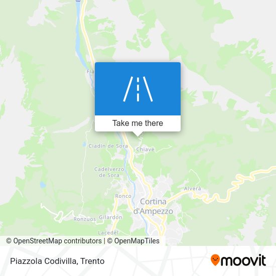 Piazzola Codivilla map