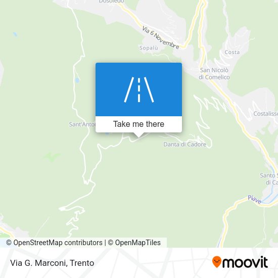 Via G. Marconi map