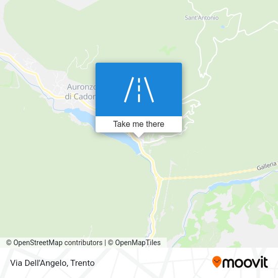 Via Dell'Angelo map