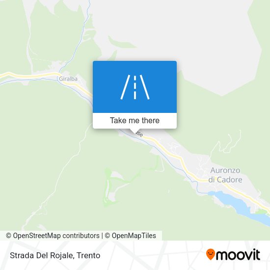Strada Del Rojale map