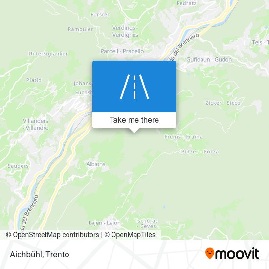Aichbühl map