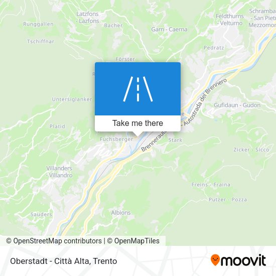 Oberstadt - Città Alta map