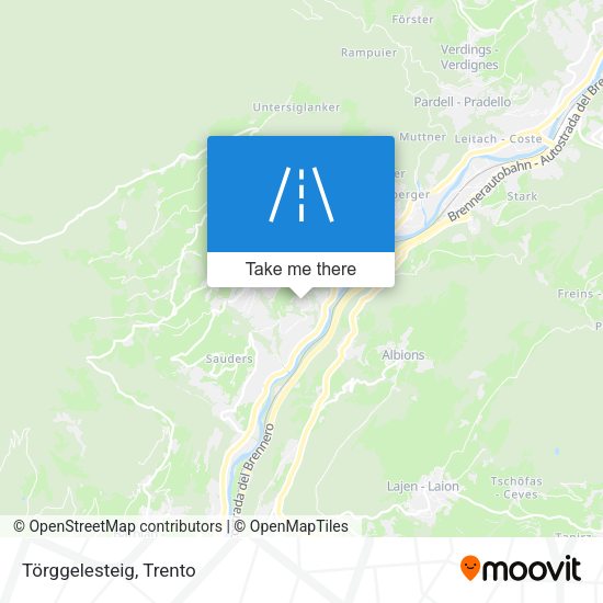 Törggelesteig map