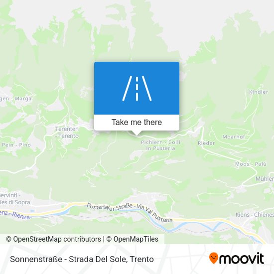 Sonnenstraße - Strada Del Sole map