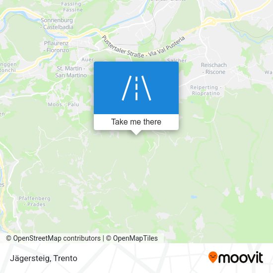 Jägersteig map