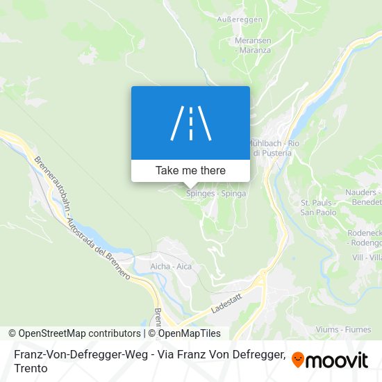 Franz-Von-Defregger-Weg - Via Franz Von Defregger map