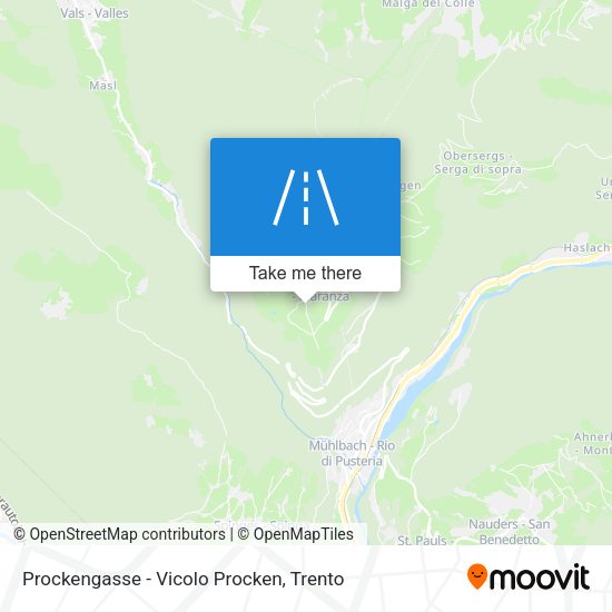 Prockengasse - Vicolo Procken map