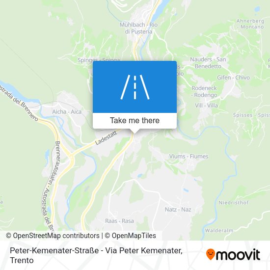 Peter-Kemenater-Straße - Via Peter Kemenater map
