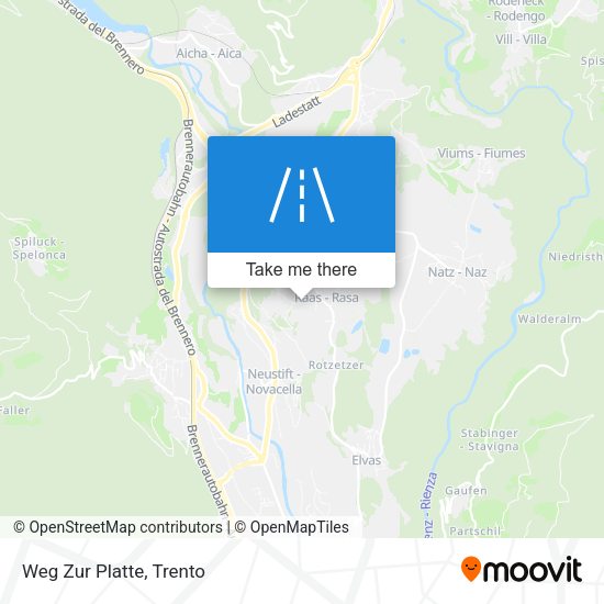 Weg Zur Platte map