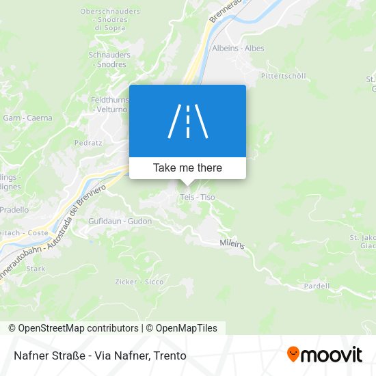 Nafner Straße - Via Nafner map