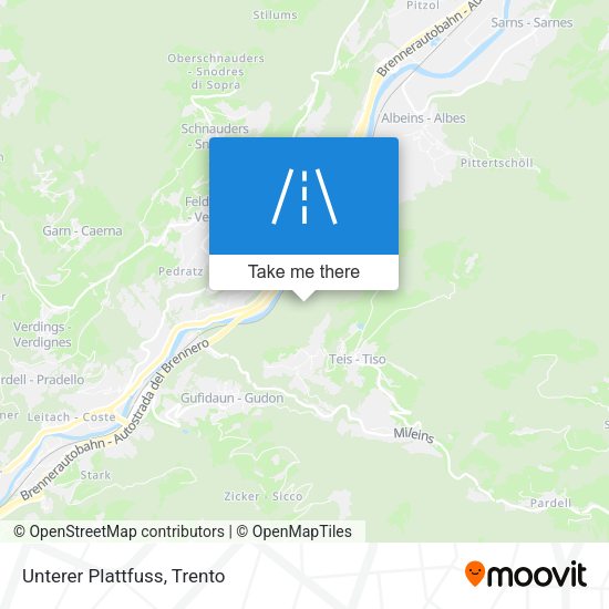 Unterer Plattfuss map