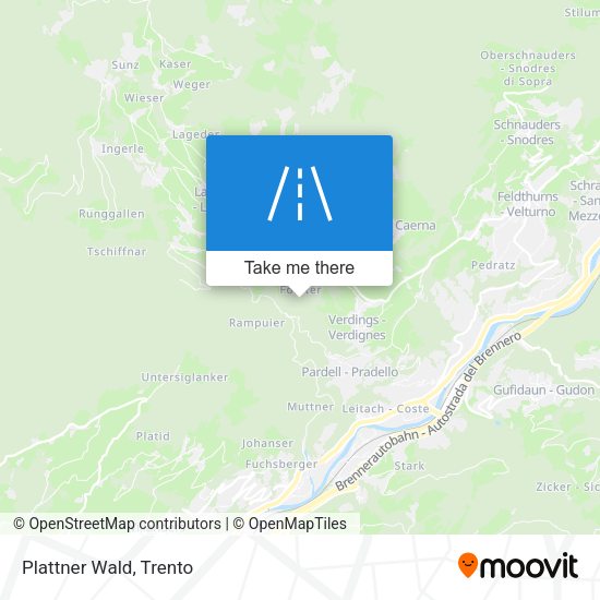 Plattner Wald map