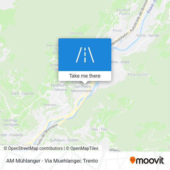AM Mühlanger - Via Muehlanger map