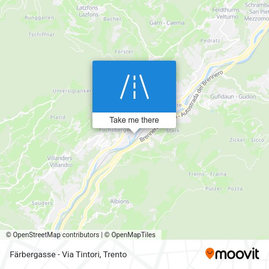 Färbergasse - Via Tintori map