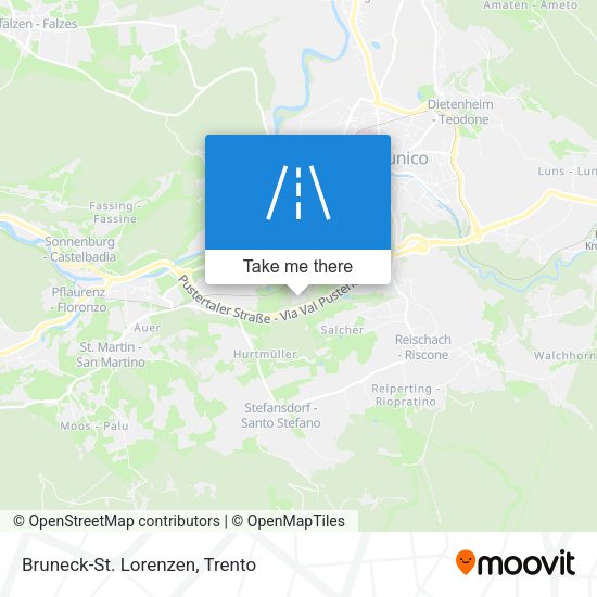 Bruneck-St. Lorenzen map
