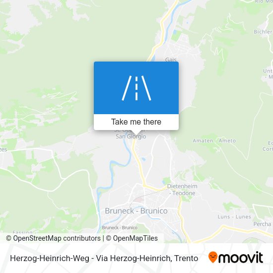 Herzog-Heinrich-Weg - Via Herzog-Heinrich map
