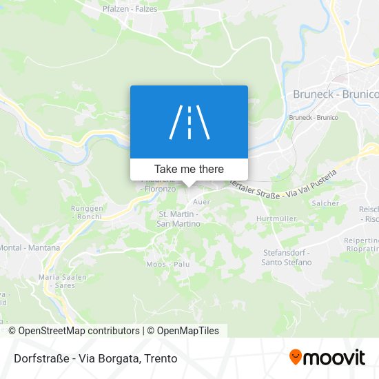 Dorfstraße - Via Borgata map