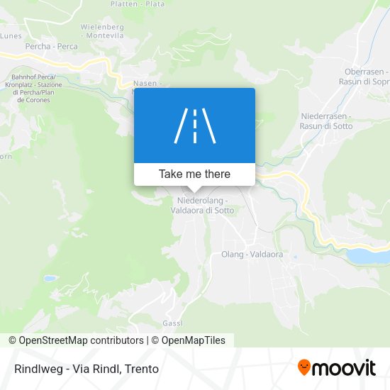 Rindlweg - Via Rindl map
