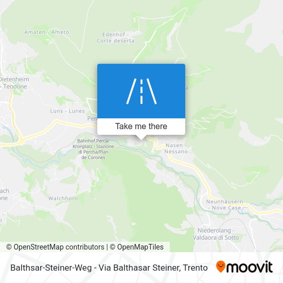 Balthsar-Steiner-Weg - Via Balthasar Steiner map