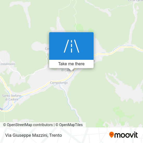 Via Giuseppe Mazzini map