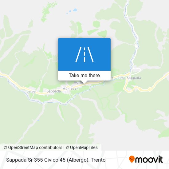 Sappada Sr 355 Civico 45 (Albergo) map