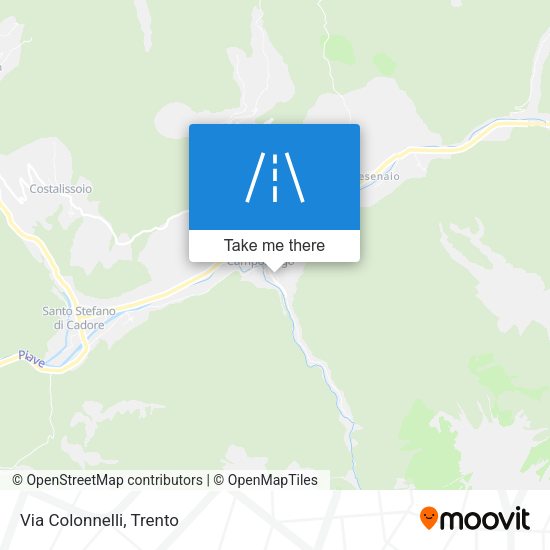 Via Colonnelli map