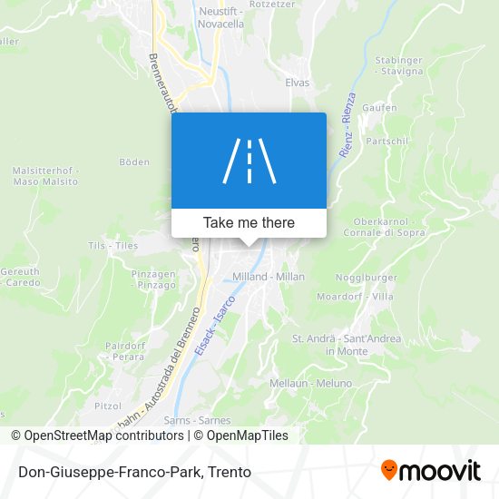 Don-Giuseppe-Franco-Park map