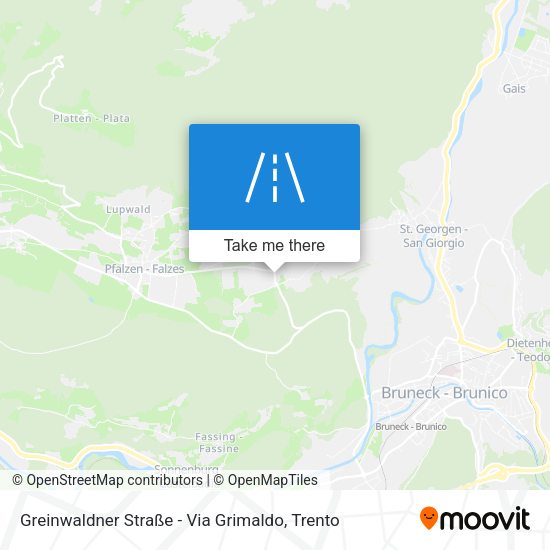 Greinwaldner Straße - Via Grimaldo map