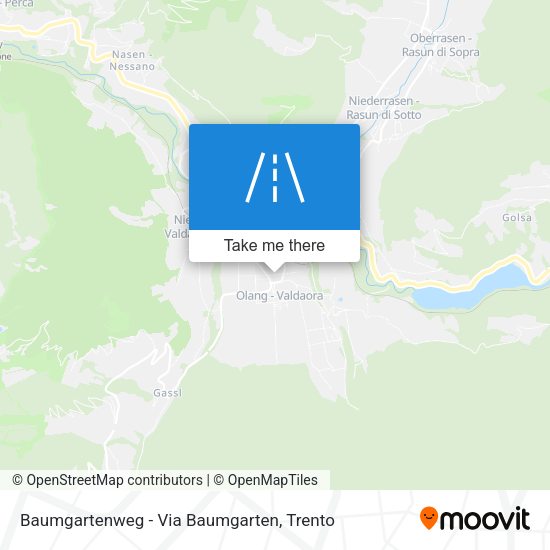 Baumgartenweg - Via Baumgarten map