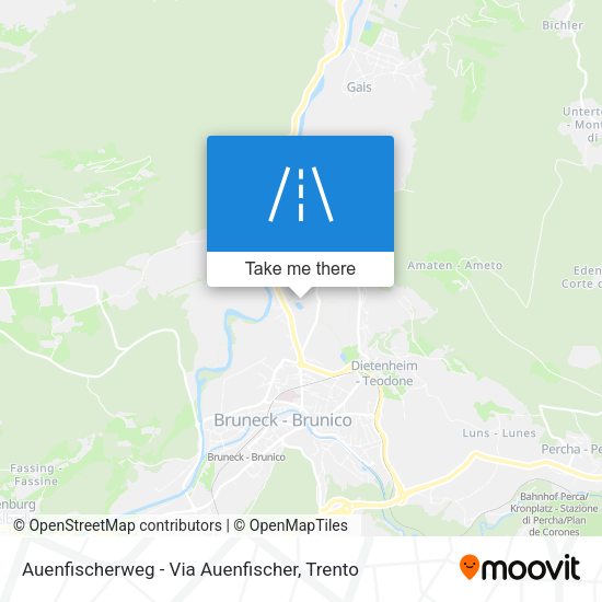 Auenfischerweg - Via Auenfischer map
